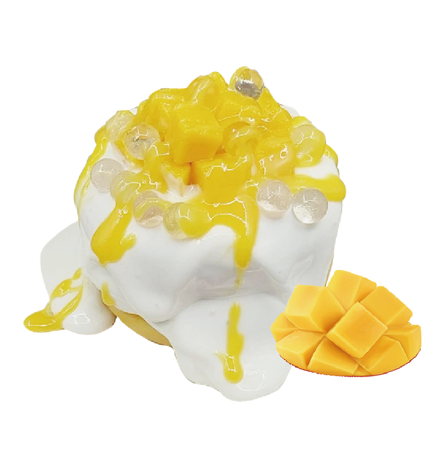 Mango Jelly Soufflé